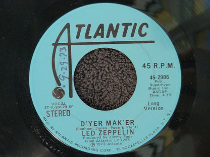 LED ZEPPELIN DYER MAKER LONG VERSION BOTH SIDES PROMO