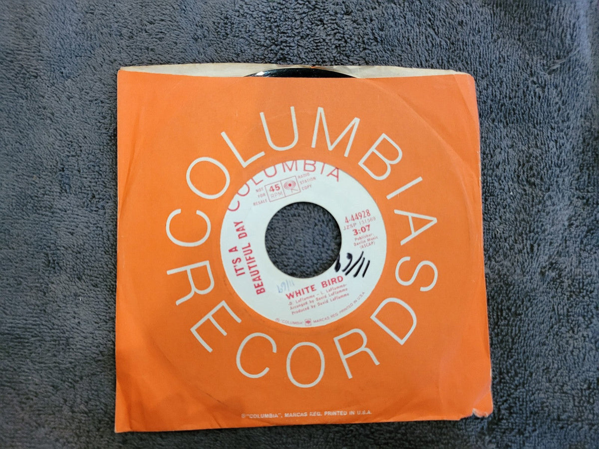 IT'S A BEAUTIFUL DAY WHITE BIRD WHITE LABEL PROMO WLP COLUMBIA 4-44928