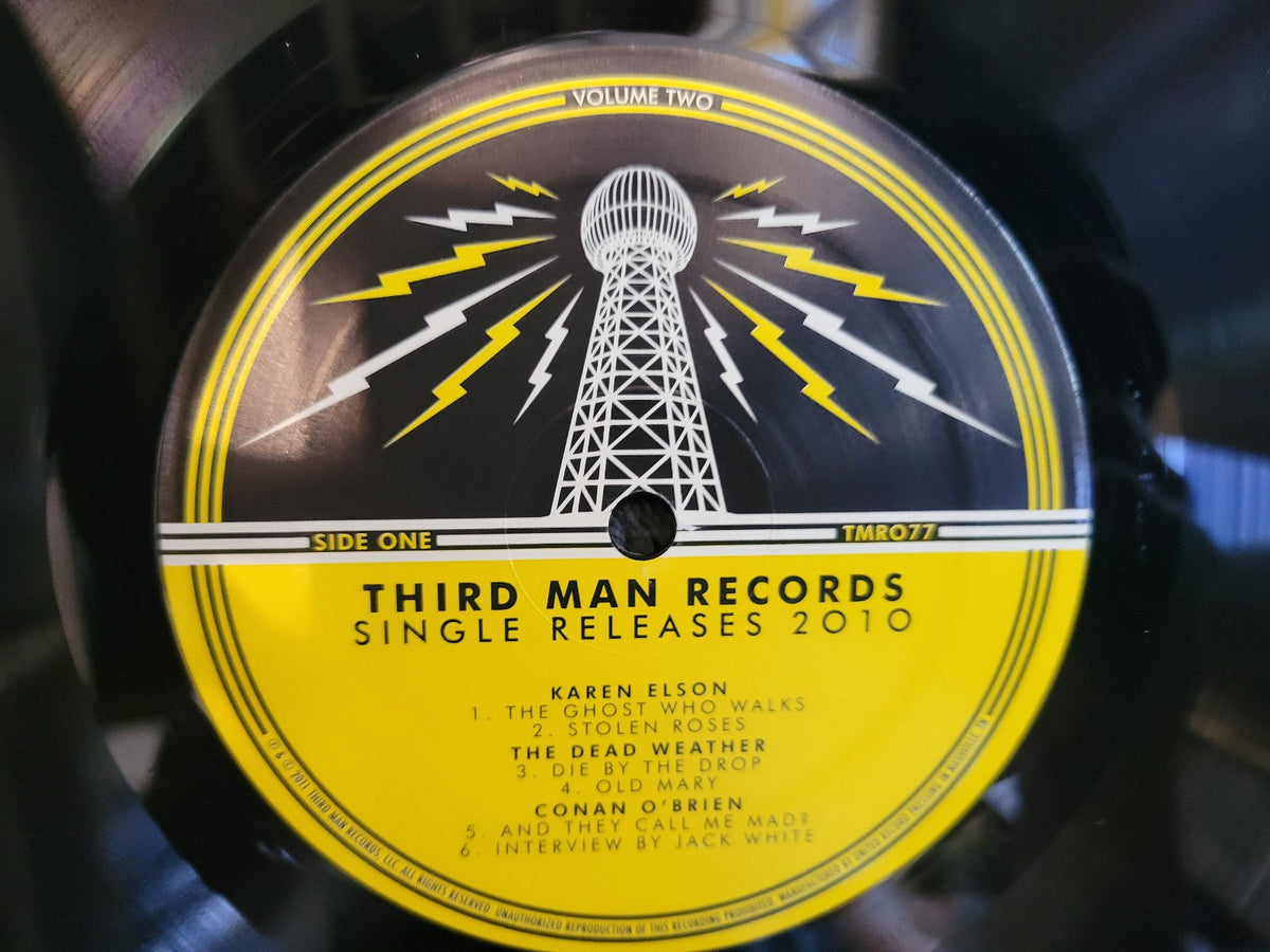 THIRD MAN RECORDS SINGLE RELEASES 2010 JACK WHITE