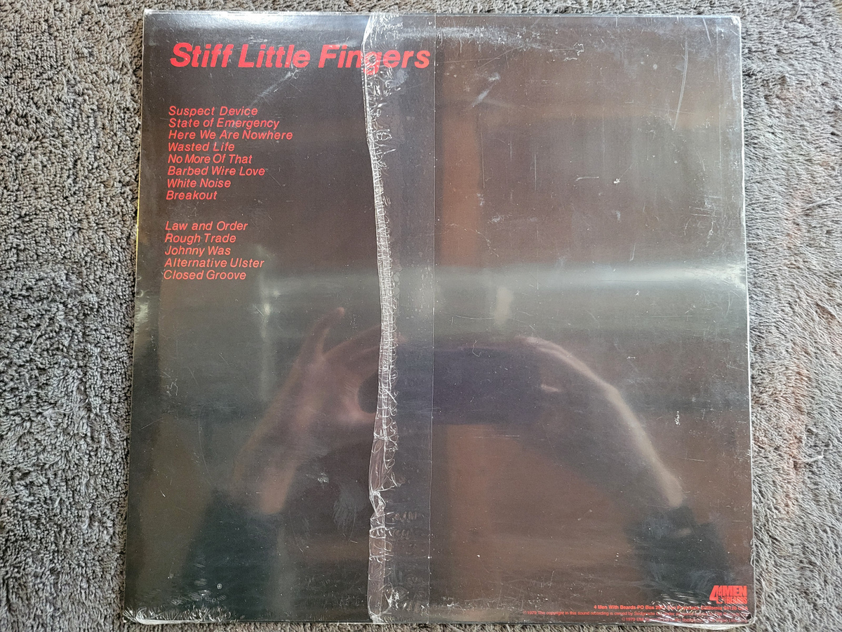 STIFF LITTLE FINGERS INFLAMMABLE MATERIAL 180G 4 MEN WITH BEARDS NEW SEALED