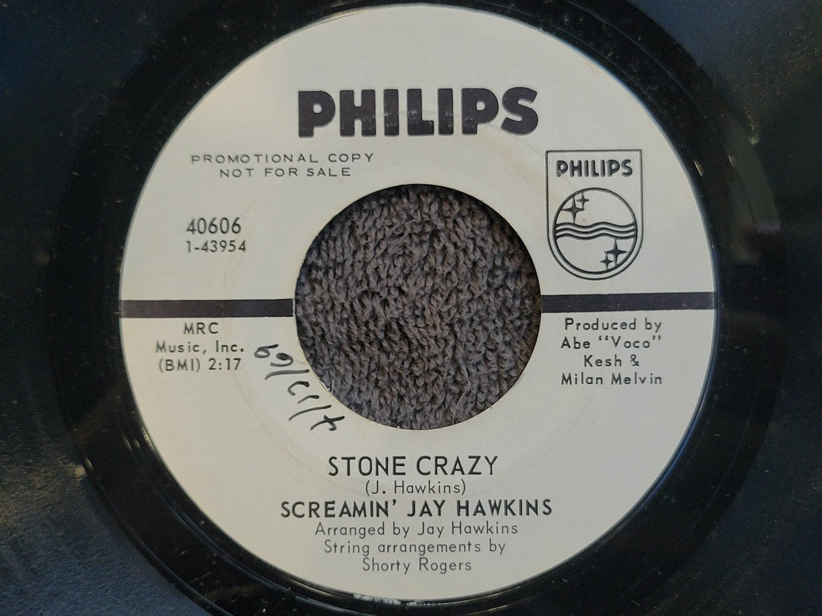 SCREAMIN JAY HAWKINS I'M LONELY STONE CRAZY WHITE LABEL PROMO WLP PHILIPS