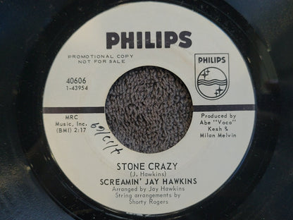 SCREAMIN JAY HAWKINS I'M LONELY STONE CRAZY WHITE LABEL PROMO WLP PHILIPS