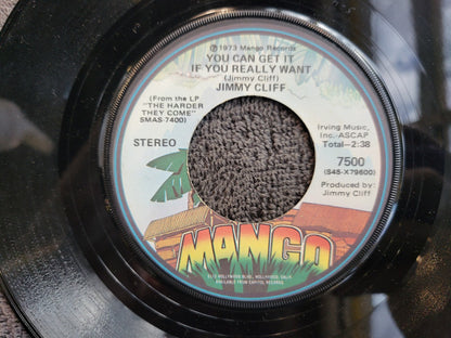 JIMMY CLIFF THE HARDER THEY COME MANGO 7"