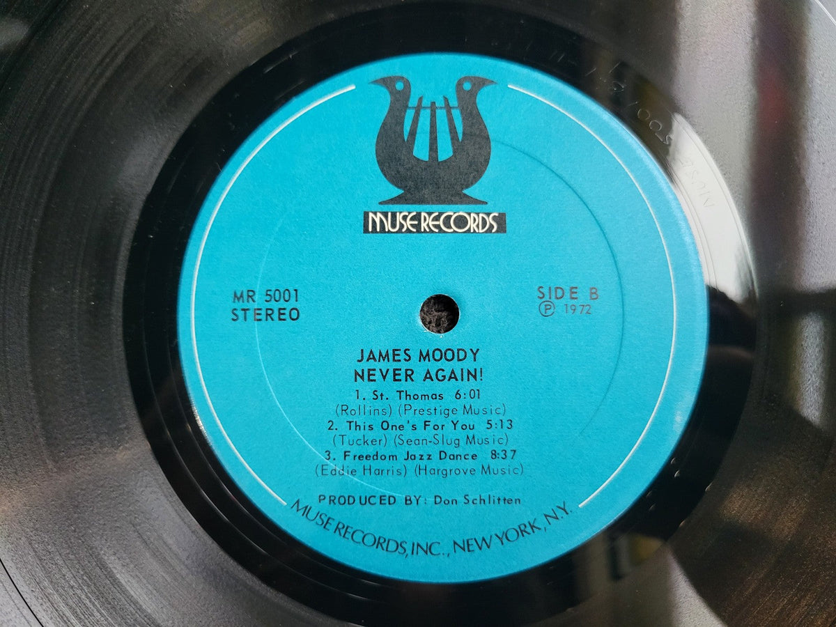 JAMES MOODY NEVER AGAIN! SHRINK AGAIN