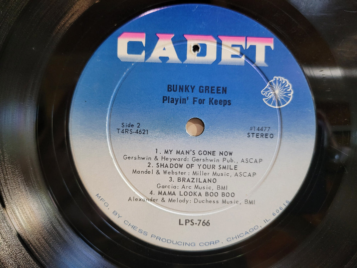 BUNKY GREEN PLAYIN' FOR KEEPS CADET