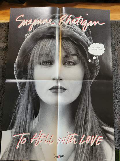 SUZANNE RHATIGAN TO HELL WITH LOVE PRESS KIT BOX CD VHS CASSETTE PROMO