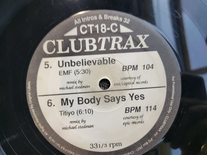 CLUBTRAX 18 ITS TIME TO JAM EMF UNBLIEVABLE TITIYO GERARDO TRACIE SPENCER