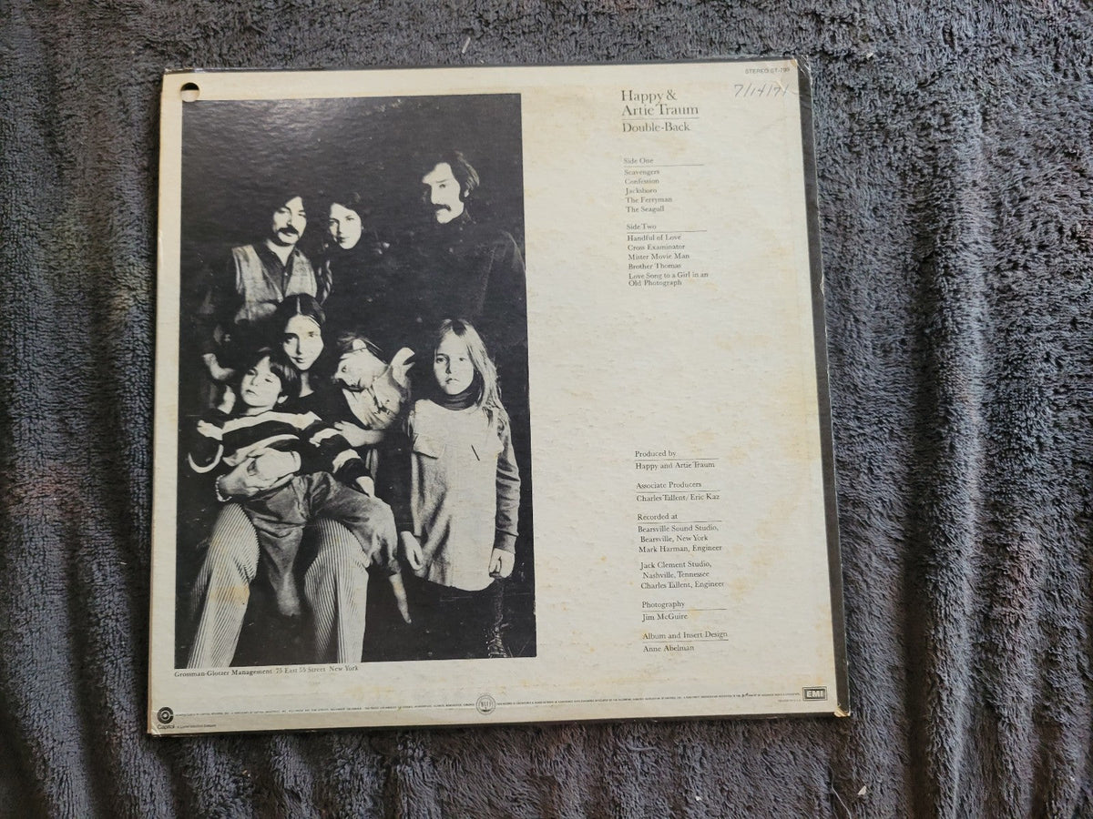 HAPPY & ARTIE TRAUM DOUBLE BACK CAPITOL W/ BOOKLET