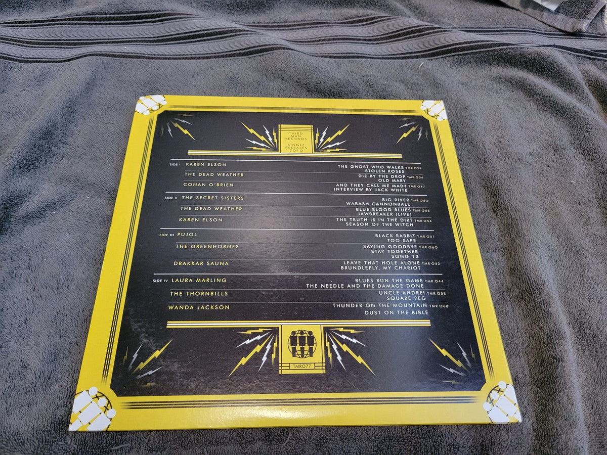 THIRD MAN RECORDS SINGLE RELEASES 2010 JACK WHITE