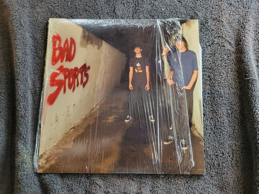 BAD SPORTS SELF TITLED S/T RED BLACK SPLIT VINYL DMR SHRINK