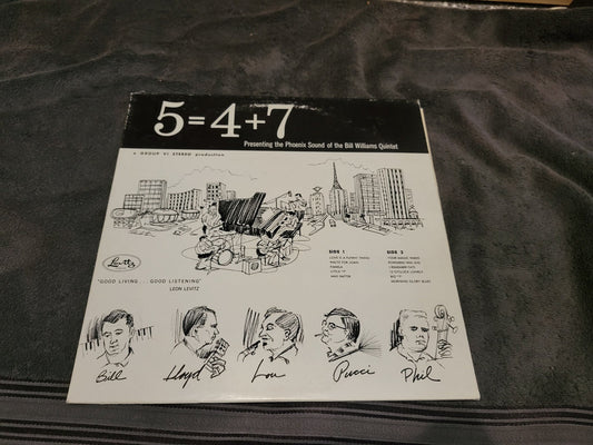 BILL WILLIAMS QUINTET 5=4+7 ARIZONA