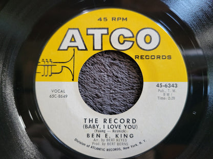 BEN E KING THE WAY YOU SHAKE IT THE RECORD  ATCO