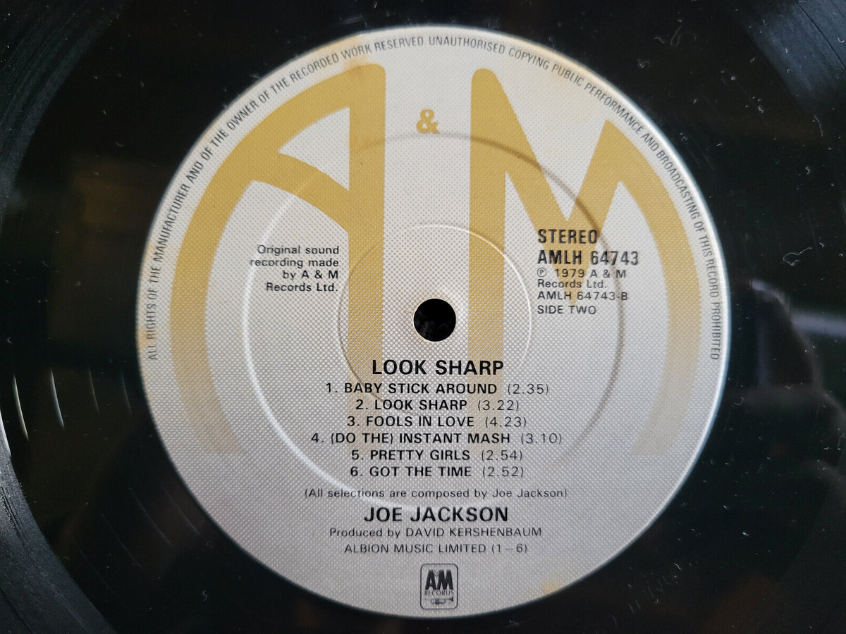 JOE JACKSON LOOK SHARP IMP