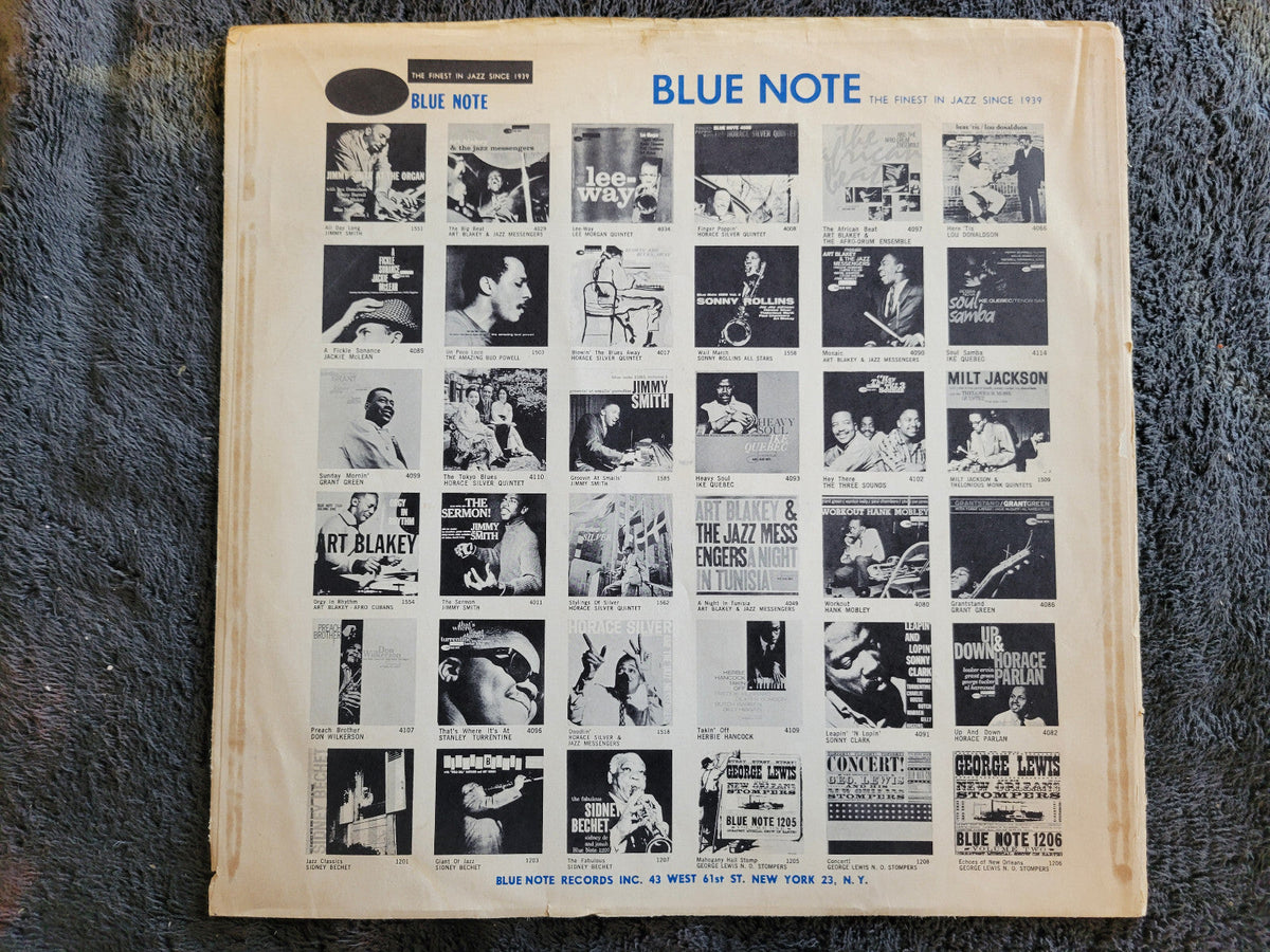 JIMMY SMITH HOUSE PARTY BLP 4002 47 WEST 63RD BLUE NOTE