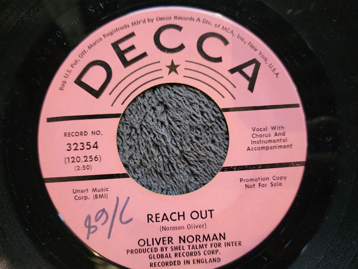 OLIVER NORMAN DON'T MAKE PROMISES DECA 32354 REACH OUT