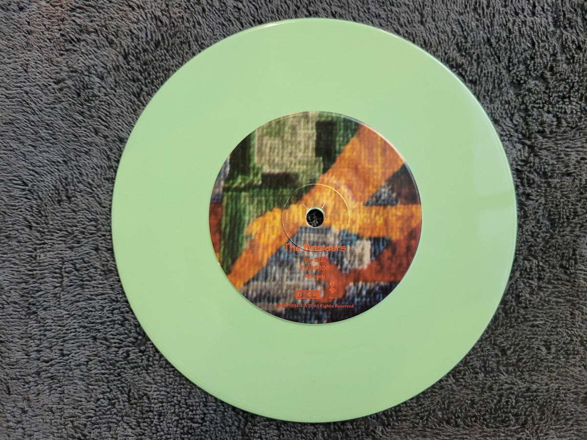 BREEDERS HEAD TO TOE MINT GREEN VINYL PS PICTURE SLEEVE PIXIES