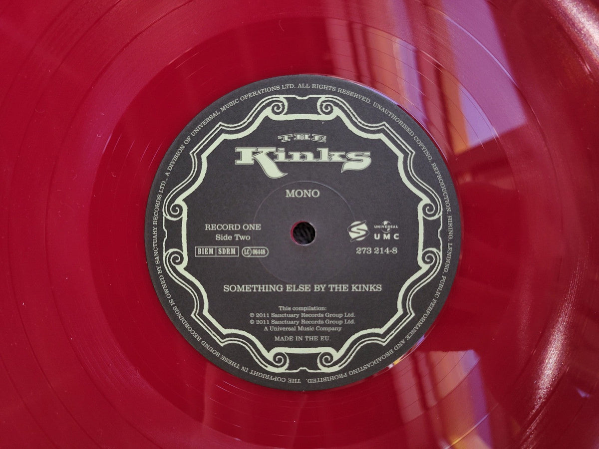 KINKS SOMETHING ELSE 180 GRAM RED VINYL NUMBERED LIMITED EDITION