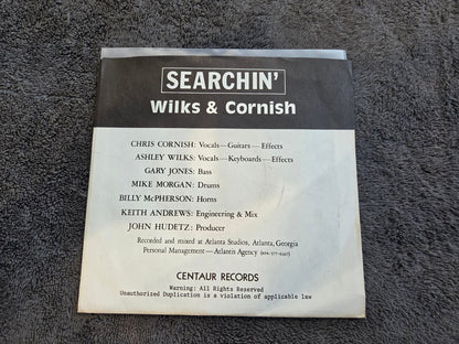 WILKS & CORNISH MY CAR WONT START PICTURE SLEEVE CENTAUR 596 ATLANTA GARAGE ROCK