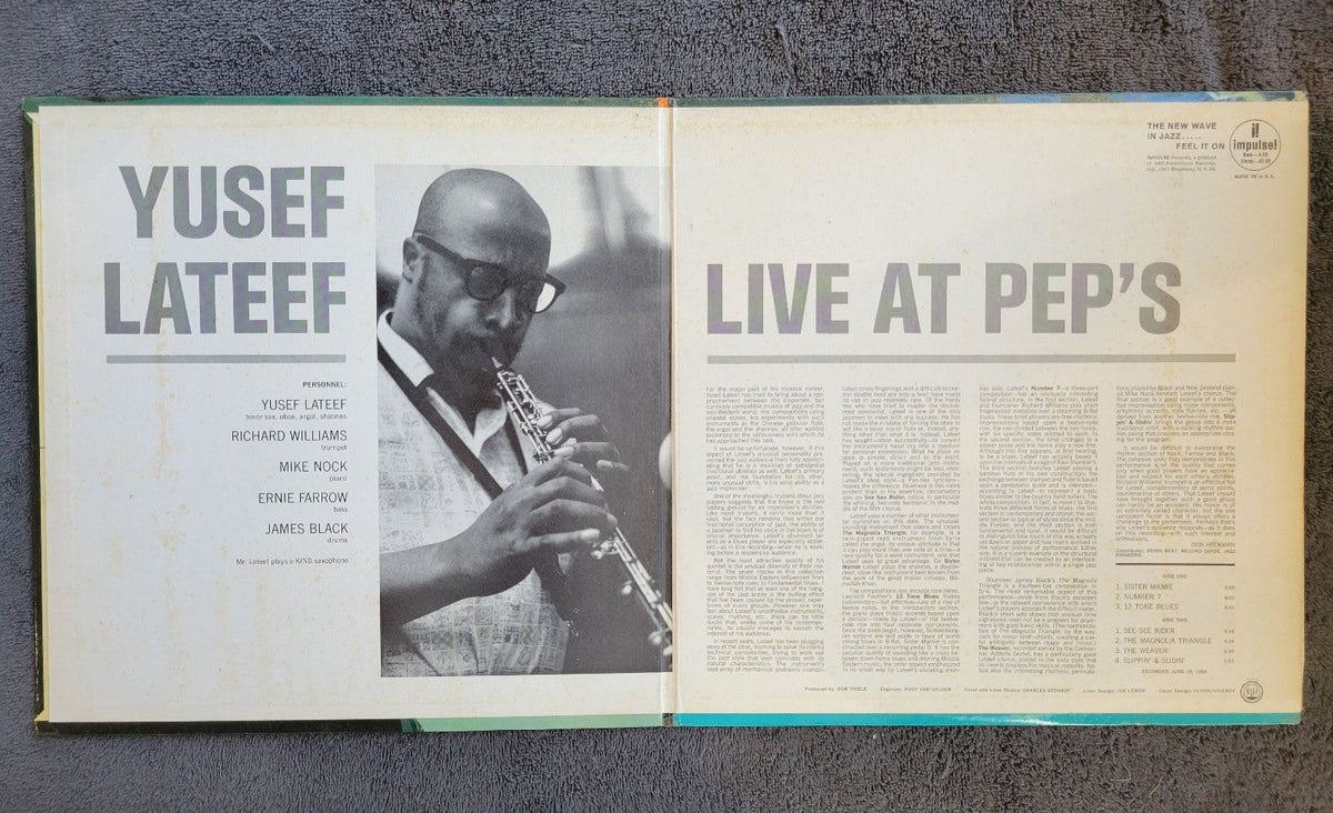 YUSEF LATEEF LIVE AT PEPS IMPULSE A-69 FIRST PRESSING