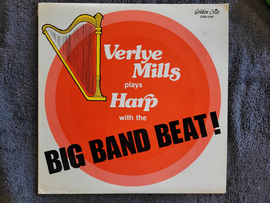 VERLYE MILLS PLAYS HARP WITH THE BIG BAND