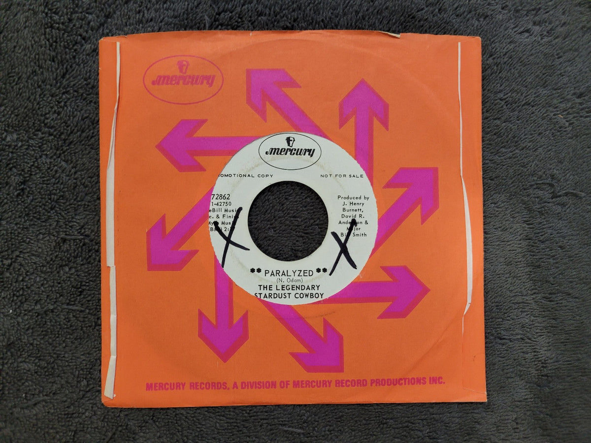 LEGENDARY STARDUST COWBOY PARALYZED WHITE LABEL PROMO WHO'S KNOCKING AT MY DOOR