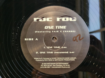ROC ROO ONE TIME  WHAT WE DO IT FOR FAIR X CHANGE
