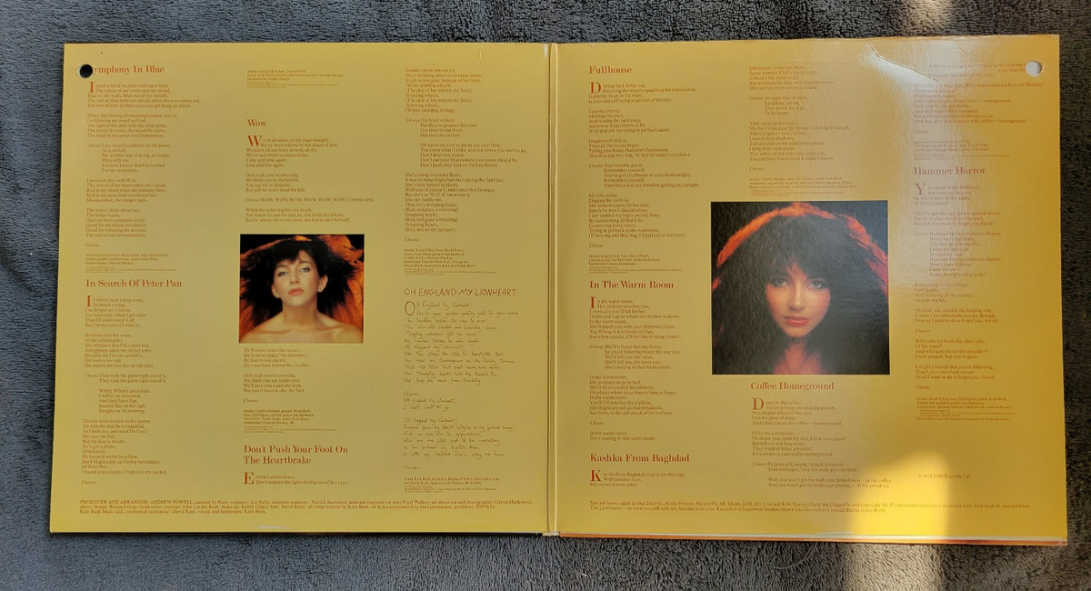 KATE BUSH LIONHEART FIRST PRESSING GREEN EMI LABEL GATEFOLD