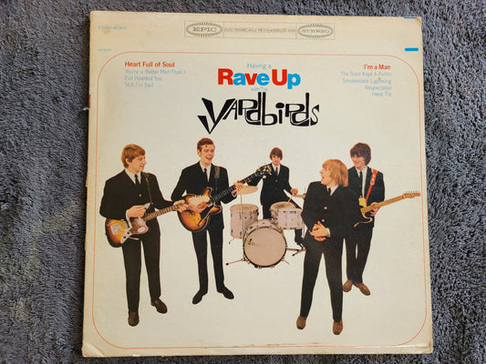 YARDBIRDS HAVING A RAVE UP 1P FIRST PRESSING YELLOW EPIC JEFF BECK