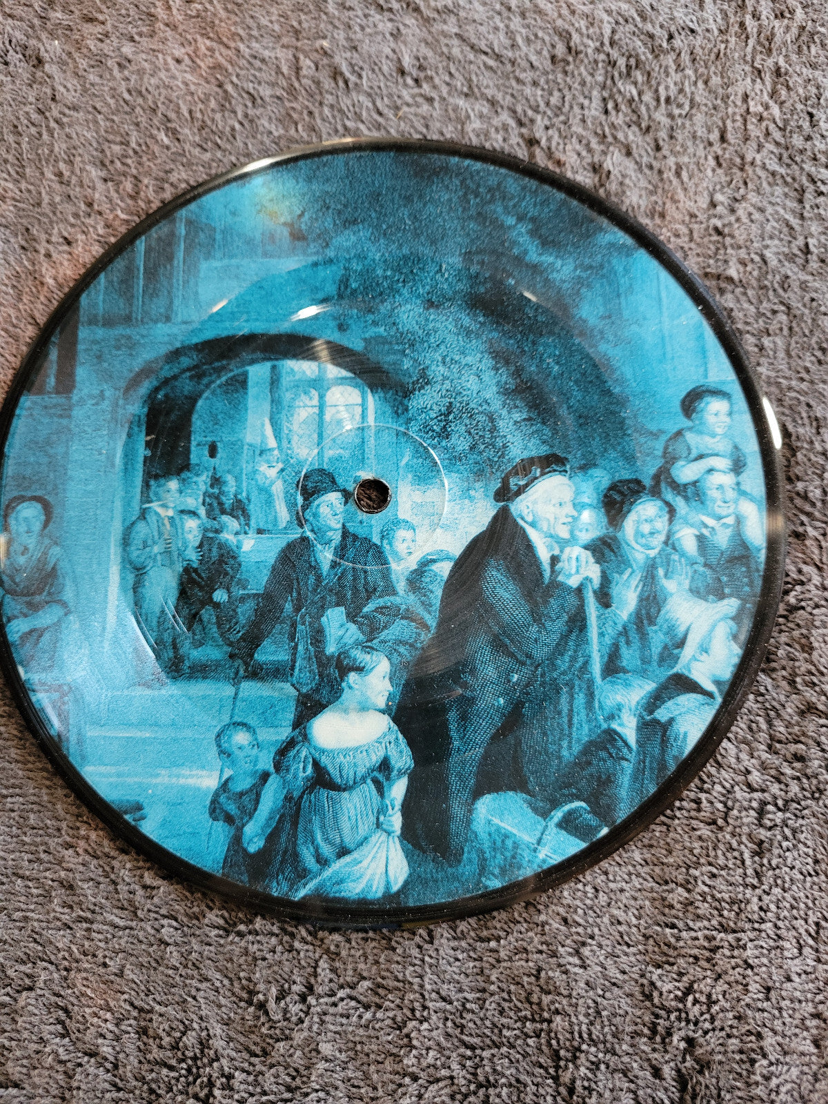MOODY BLUES TALKING OUT OF TURN PIC DISC 7" IMP