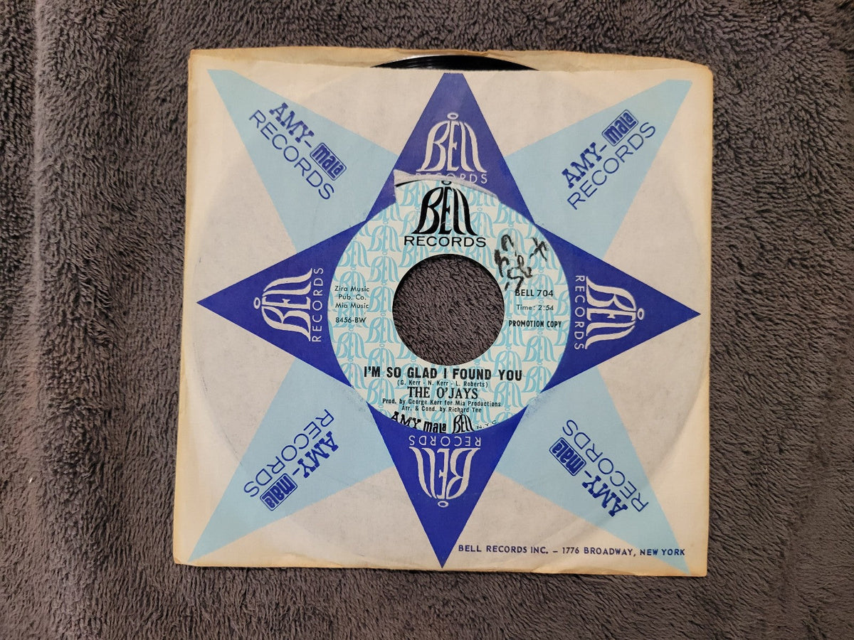 O'JAYS LOOK OVER YOUR SHOULDER PROMO I'M SO GLAD I FOUND YOU BELL BEL-704