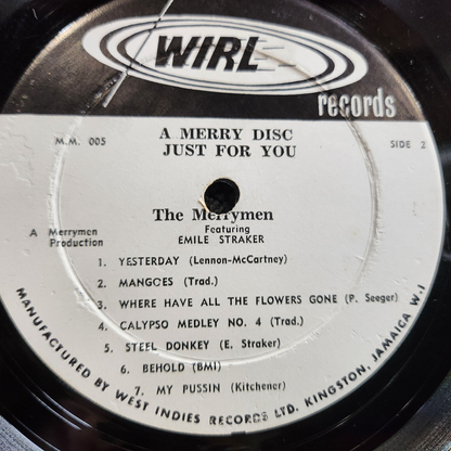 MERRYMEN EMILE STRAKER A MERRY DISC JUST FOR YOU