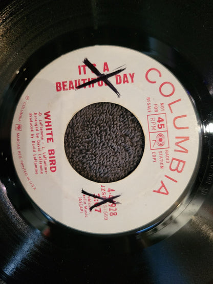 IT'S A BEAUTIFUL DAY WHITE BIRD WHITE LABEL PROMO WLP COLUMBIA 4-44928