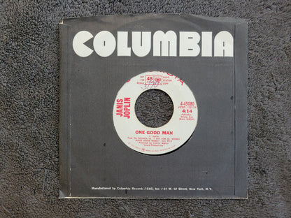JANIS JOPLIN TRY JUST A LITTLE BIT HARDER WHITE LABEL PROMO ONE GOOD MAN 4-45080
