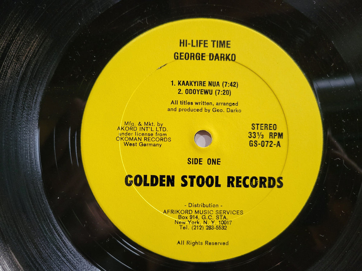 GEORGE DARKO HI-LIFE TIME IMPORT