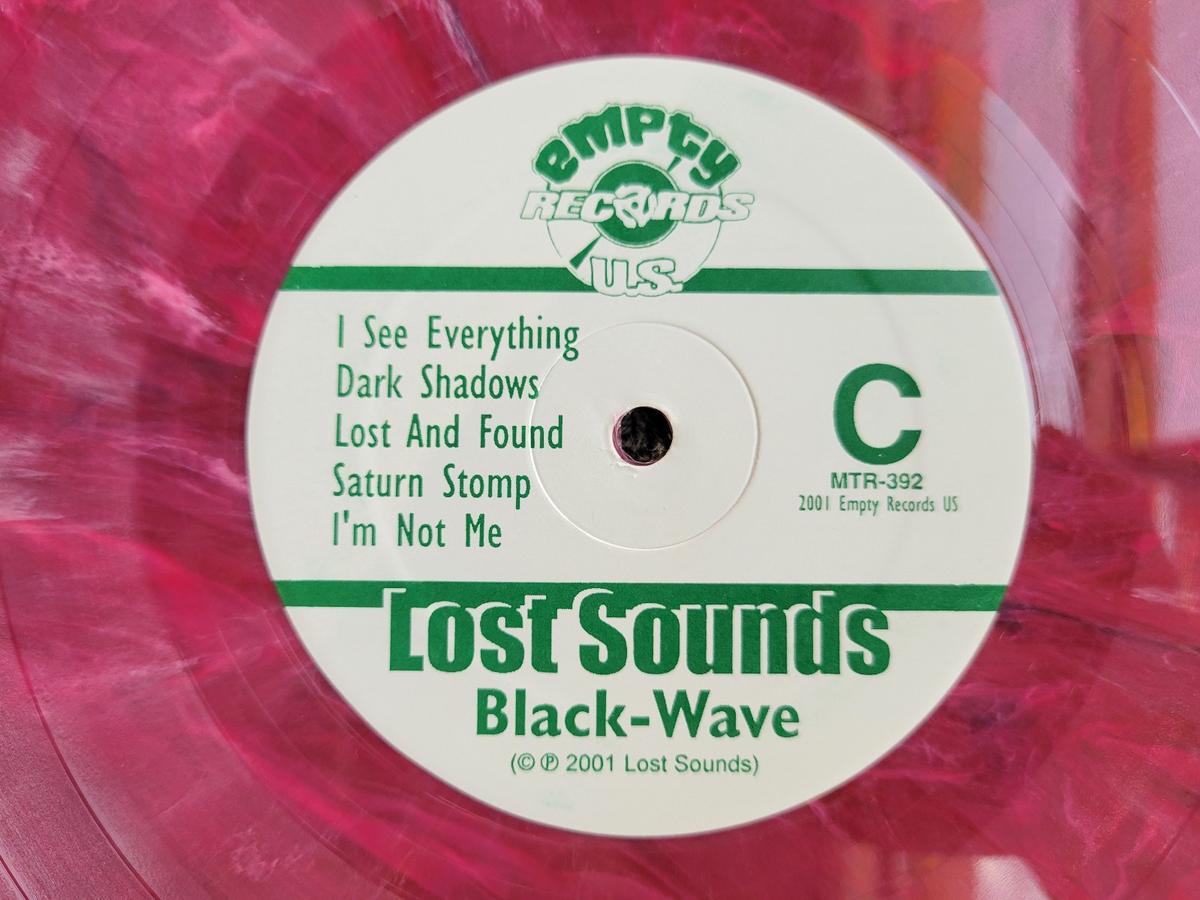 LOST SOUNDS BLACK WAVE PINK SPLATTER MARBLE VINYL 2LP