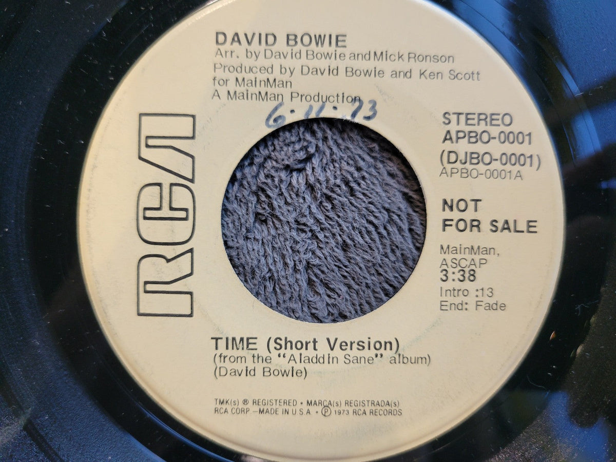 DAVID BOWIE TIME 2 VERSIONS PROMO SHORT/LONG