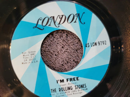 ROLLING STONES GET OFF MY CLOUD I'M FREE LONDON 45 LON 9792 PICTURE SLEEVE