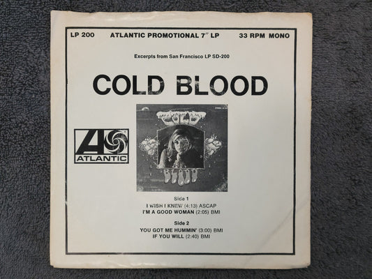 COLD BLOOD I WISH I KNEW I'M A GOOD WOMAN EP PROMO MONO PICTURE SLEEVE
