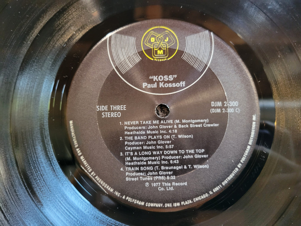 PAUL KOSSOFF KOSS 2LP GATEFOLD FREE S/T SELF TITLED