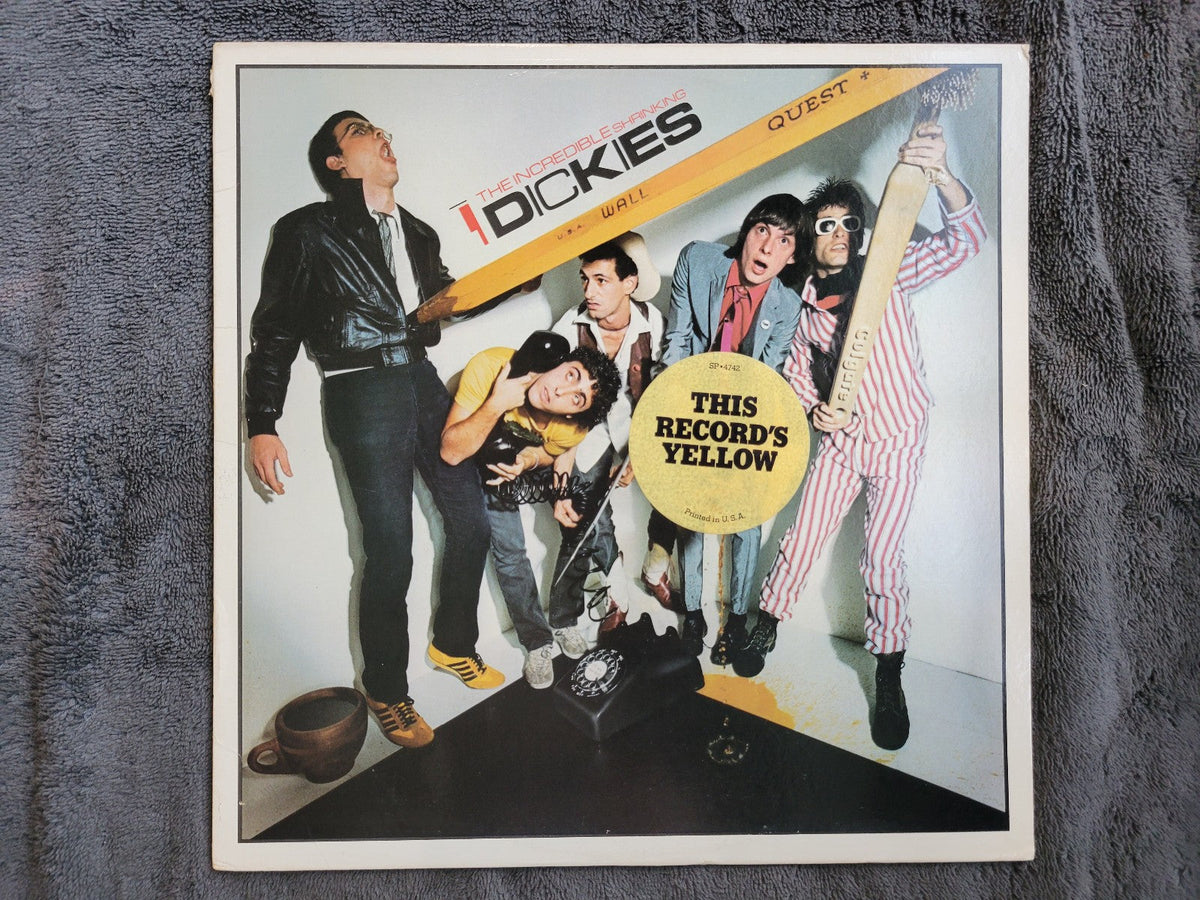 DICKIES THE INCREDIBLE SHRINKING FIRST PRESSING YELLOW VINYL