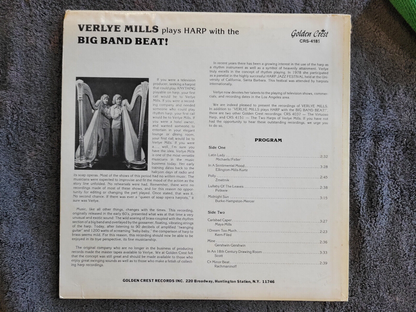 VERLYE MILLS PLAYS HARP WITH THE BIG BAND