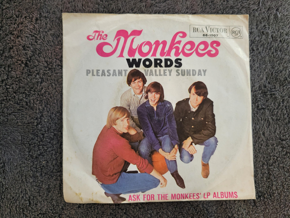 MONKEES PLEASANT VALLEY SUNDAY WORDS GERMAN IMPORT