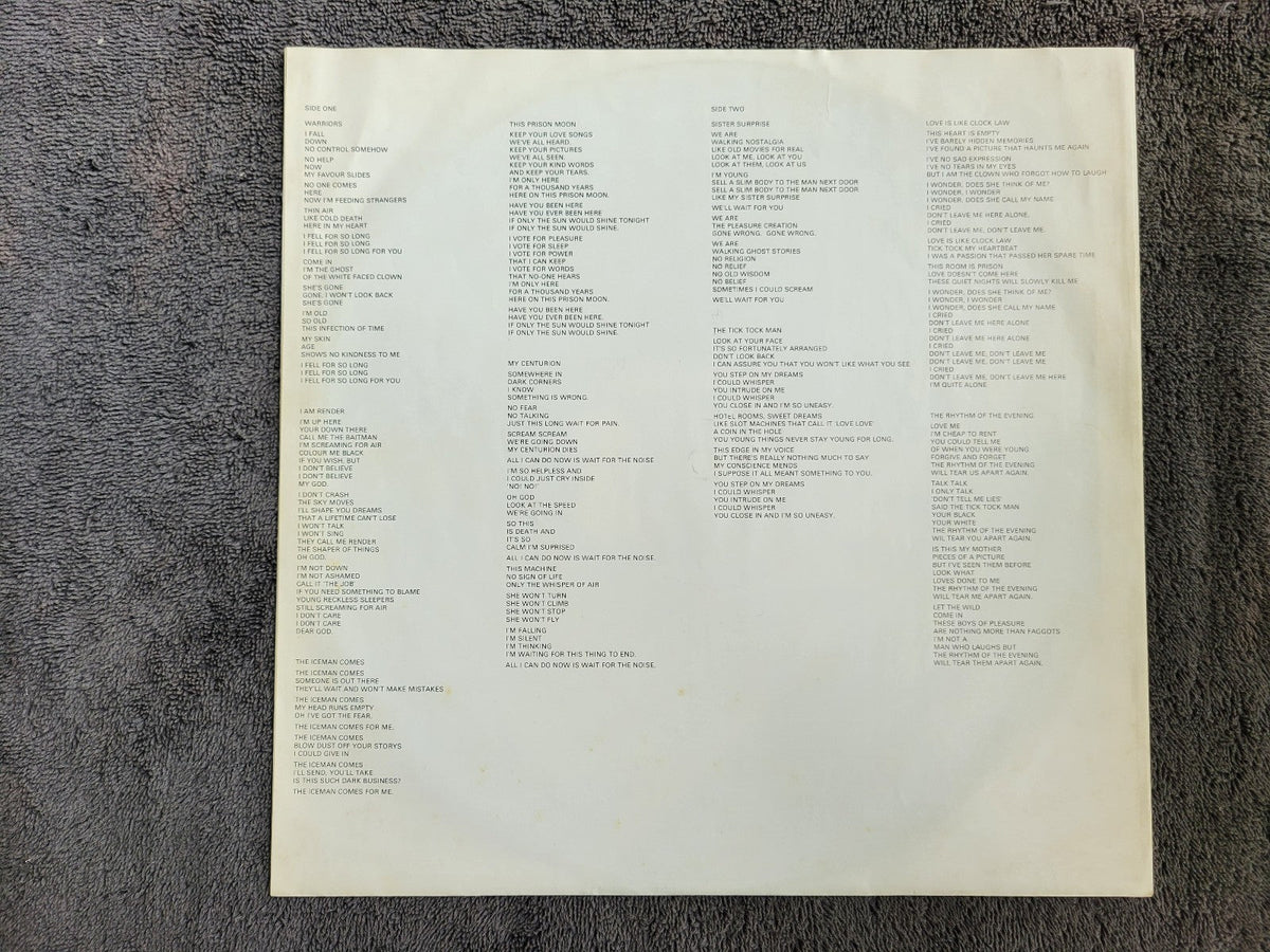 GARY NUMAN WARRIORS GERMAN IMPORT