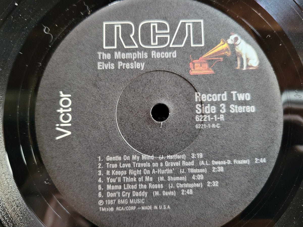 ELVIS PRESLEY THE MEMPHIS RECORD 2LP INSERT RCA