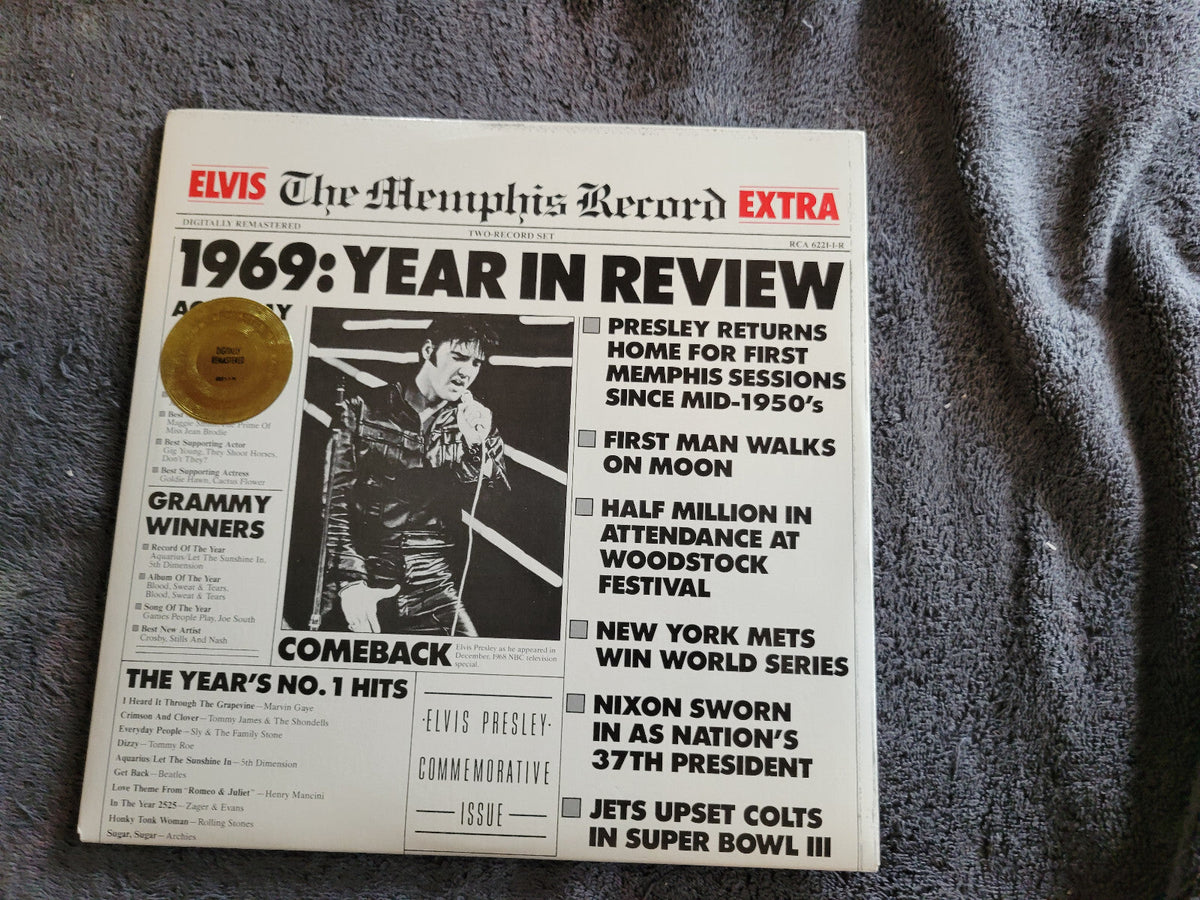 ELVIS PRESLEY THE MEMPHIS RECORD 2LP INSERT RCA