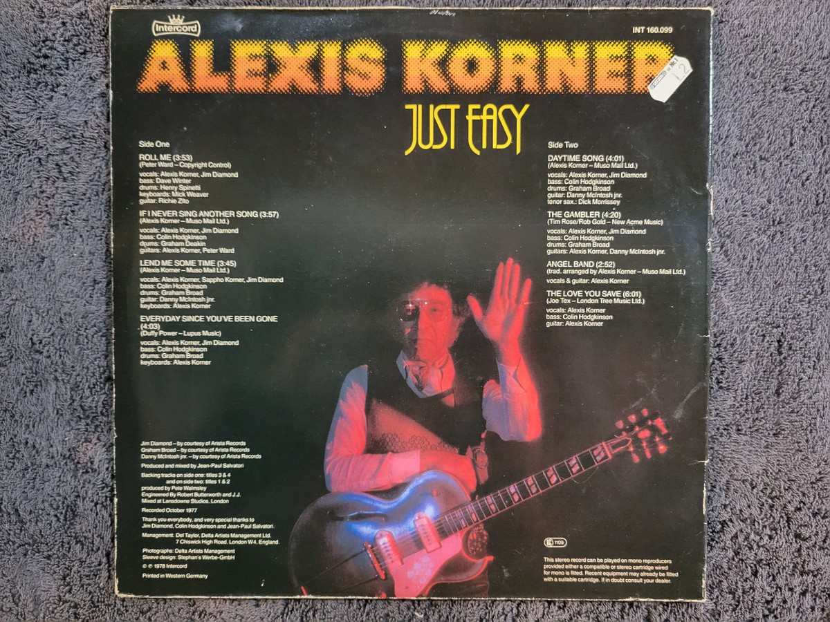 ALEXIS KORNER JUST EASY GERMAN IMPORT GERMANY