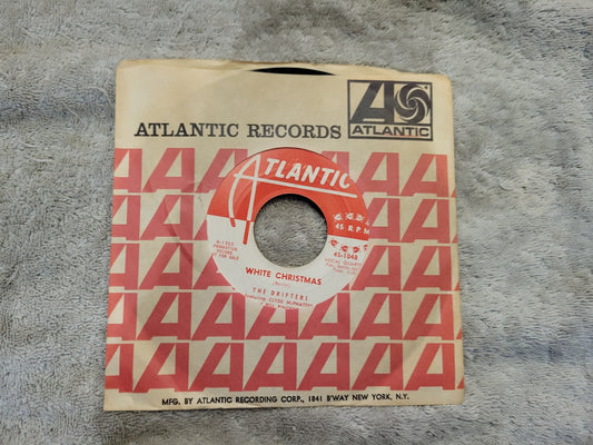 DRIFTERS WHITE CHRISTMAS WHITE LABEL PROMO BELLS OF ST. MARY'S ATLANTIC 45-1048