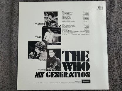 WHO MY GENERATION MONO BRUNSWICK IMPORT FRANCE 2007