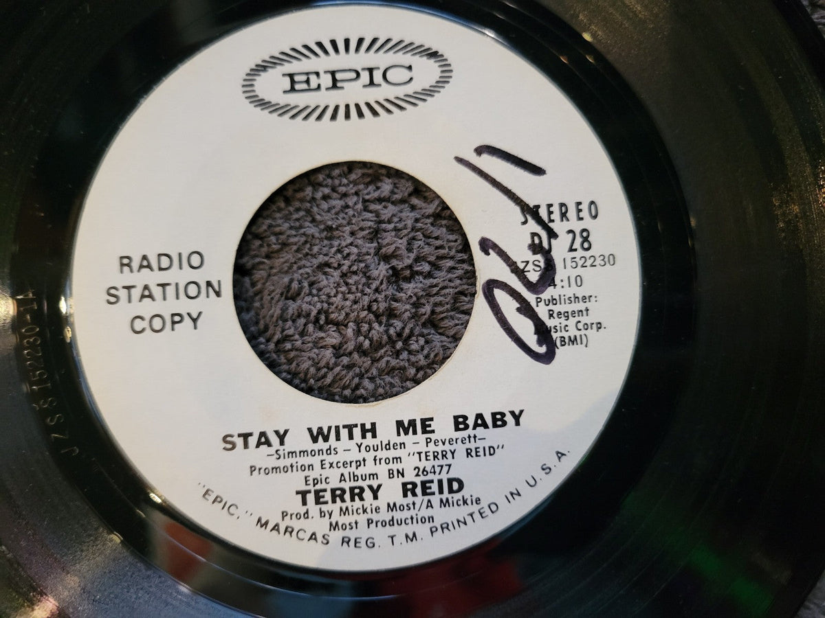 TERRY REID STAY WITH ME BABY SPEAK NOW OR FOREVER HOLD YOUR PEACE PROMO DJ 28