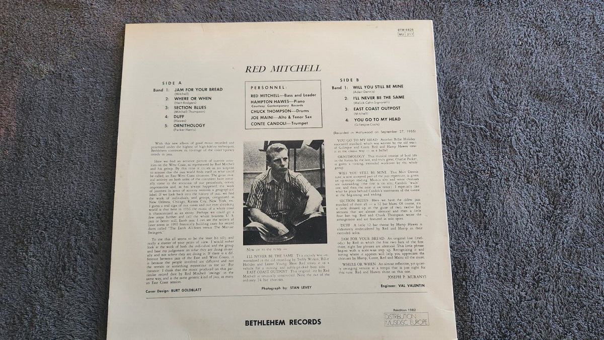 RED MITCHELL S/T  FRENCH IMPORT SELF TITLED